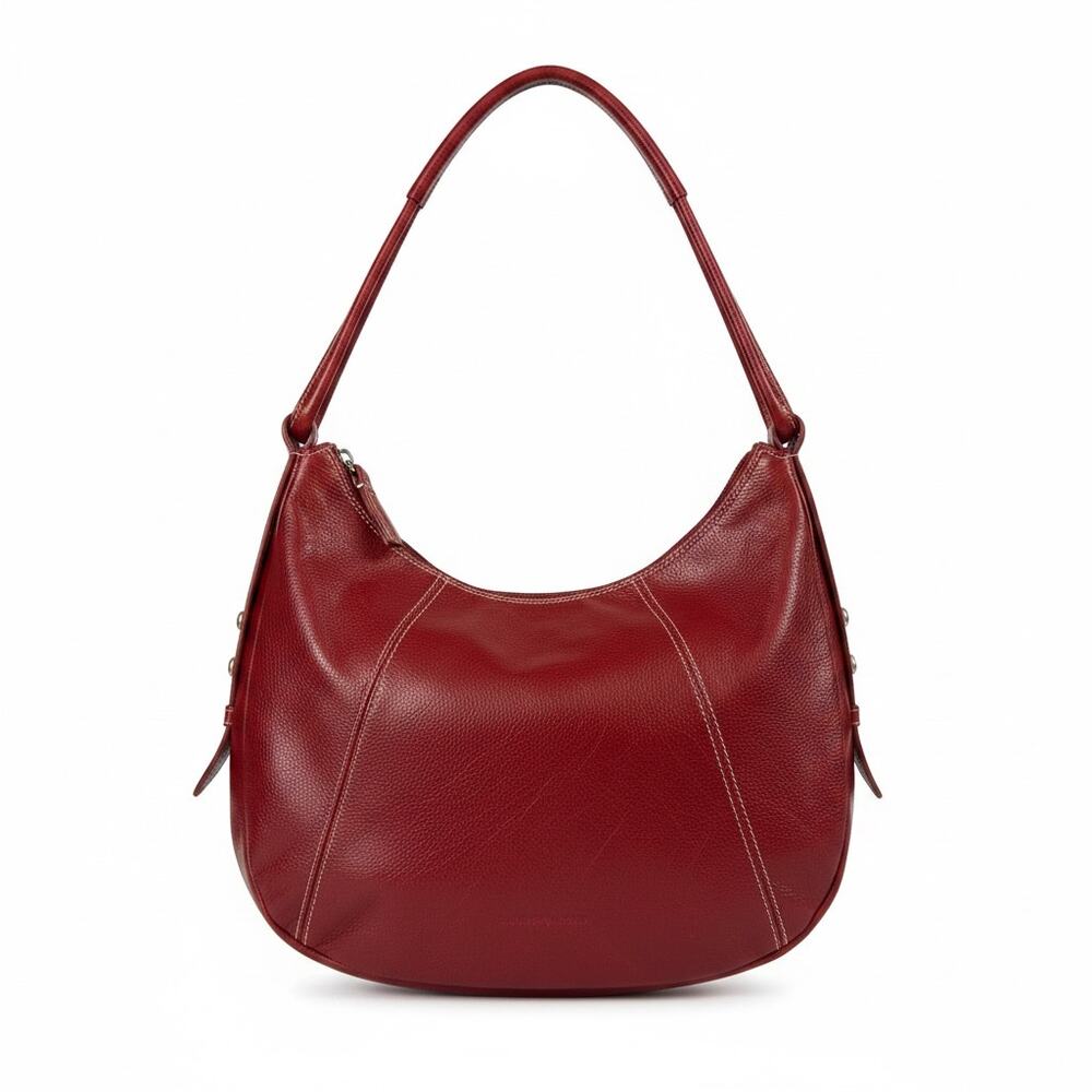 Kenneth Cole Red Leather Shoulder Bag
